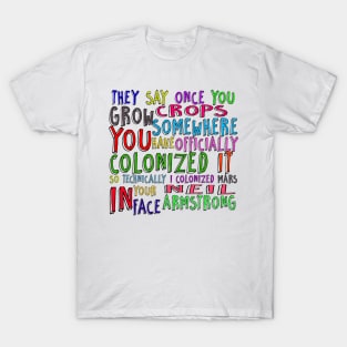 The Martian - Colonized Mars T-Shirt